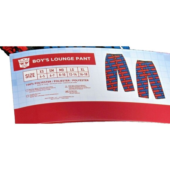 Mad Engine Boys Med 8 to10 Transformer Mania Pajama Sleep Pants New - Picture 2 of 2